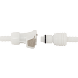 Beer & Gas Tubing Quick Disconnect (QD) - In-line W/ Shut-off Set