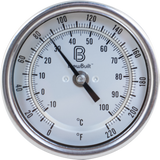 BrewBuilt™ 1.5 in. Tri-Clamp Thermometer - 6 in. Probe