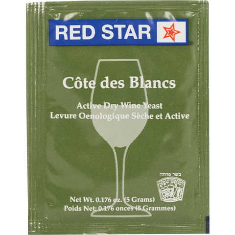 Red Star - Cotes des Blanc Dry Wine Yeast (5 g)
