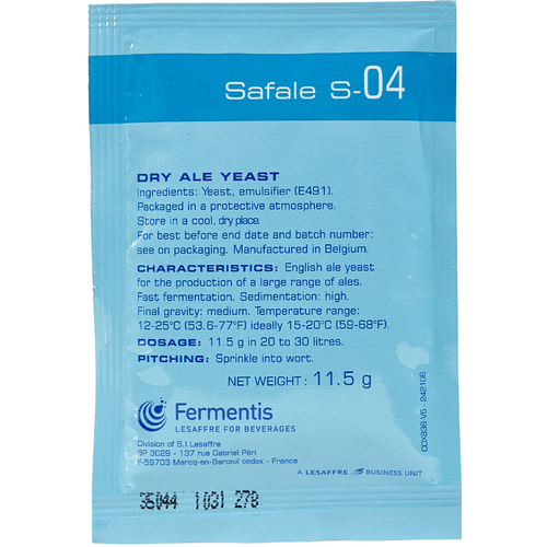 Fermentis Safale S-04 English Ale Yeast – Oregonized Brewing