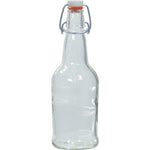 EZ Cap Bottles - 16 oz Clear Swing Top (Case of 12)