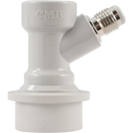 CMBecker Ball Lock Quick Disconnect (QD) | Gas In | Flared | High-Quality Plastic QD | NSF Registered | Made in Germany | Assembled in USA