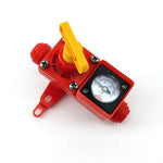 Duotight BlowTie 2 | Spunding Valve | Built-In Pressure Gauge | 0-15 PSI | 8 mm Duotight