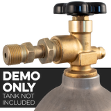 KOMOS® CO2 Regulator to Nitrogen/Argon Tank Adapter