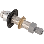 Beer Faucet Shank | Stainless | 4" | 8 mm Duotight Adapter | Intertap | NukaTap