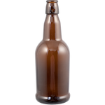 Pop Tops Swing Top Bottles - 16 oz Amber (Case of 12)