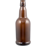 Pop Tops Swing Top Bottles - 16 oz Amber (Case of 12)