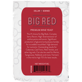 CellarScience® BIG RED Dry Wine Yeast | Premium Wine Yeast