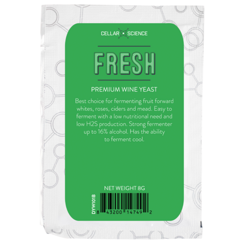 CellarScience® FRESH Dry Wine Yeast | Premium Wine Yeast
