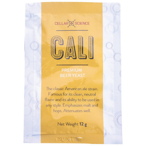 CellarScience® CALI Dry Yeast | American Ale | Premium Beer Yeast - 12g