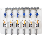 Duotight Draft Regulator Board | Gas Manifold | 6 Way