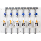 Duotight Draft Regulator Board | Gas Manifold | 6 Way