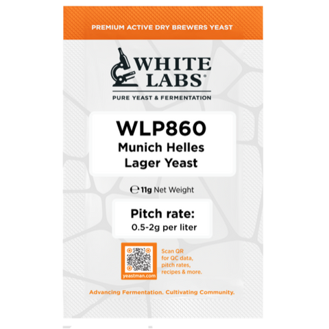 White Labs - WLP860 Munich Lager Yeast - Dry
