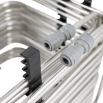 KegLand Stainless Steel Draft Coil | Square Coil | 2 Lines