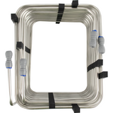KegLand Stainless Steel Draft Coil | Square Coil | 2 Lines