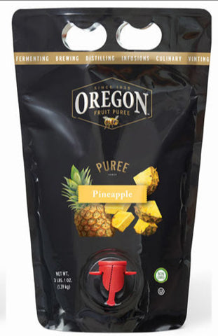 Oregon Fruit Puree - Pineapple Puree (1.5L Pouch)