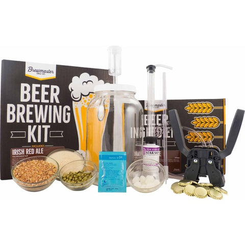 1 Gallon Homebrew Starter Kit & Irish Red Ale Recipe