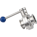 Stainless Steel Butterfly Valve - 1.5" Tri Clamp