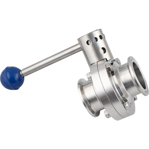 Stainless Steel Butterfly Valve - 1.5" Tri Clamp