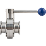 Stainless Steel Butterfly Valve - 1.5" Tri Clamp
