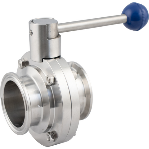 Stainless Steel Butterfly Valve - 2" Tri Clamp