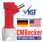 CM Becker Pin Lock Quick Disconnect (QD) - 2 Pin Gas In - Barbed