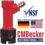 CM Becker Pin Lock Quick Disconnect (QD) - 3 Pin Liquid Out - Threaded