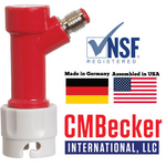 CM Becker Pin Lock Quick Disconnect (QD) - 2 Pin Gas In - Threaded