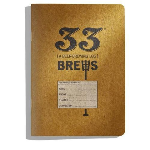 33 Brews: A Homebrewing Log and Brew Journal - Oregonized Brewing