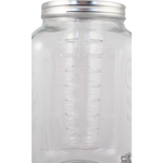 Glass Beverage Dispenser with Infuser and Stainless Spigot - 2.1 gal