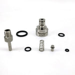 Thread-on Ball Lock Quick Disconnect (QD) Cap - Stainless Steel