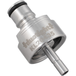 Thread-on Ball Lock Quick Disconnect (QD) Cap - Stainless Steel