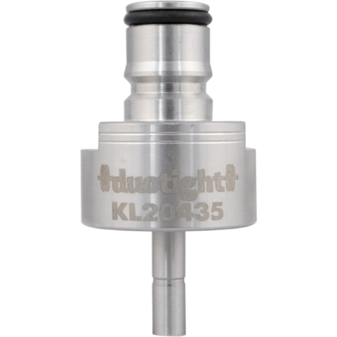 Thread-on Ball Lock Quick Disconnect (QD) Cap - Stainless Steel