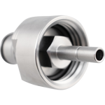 Thread-on Ball Lock Quick Disconnect (QD) Cap - Stainless Steel