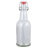 Pop Tops Swing Top Bottles - 16 oz Clear (Case of 12)