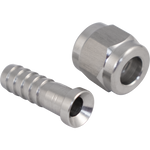 Stainless Flare Fitting Set | 1/4 in. Swivel Nut & Barb | KOMOS®