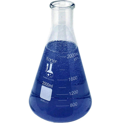 USED - Karter 2000ml Erlenmeyer Flask