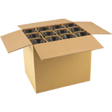 Beer Bottles -  500 ml (16.9 oz) Amber Champagne/Belgian Style - Case of 12