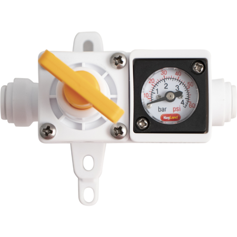 Duotight In-Line Regulator with Gauge