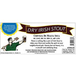Palmer Premium Beer Kits - Cerveza de Malta Seca - Dry Irish Stout - Oregonized Brewing