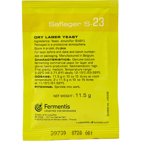 Fermentis Saflager S-23 Lager Yeast